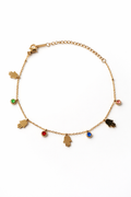 Rainbow Hand Charm Bracelet