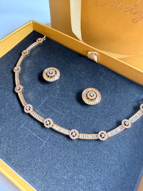 Aurelia Crystal Necklace Set