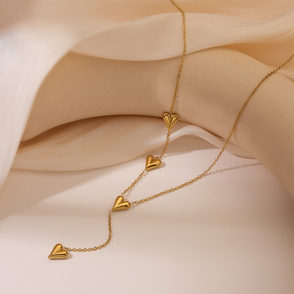 Heartfall Lariat Necklace