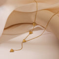 Heartfall Lariat Necklace
