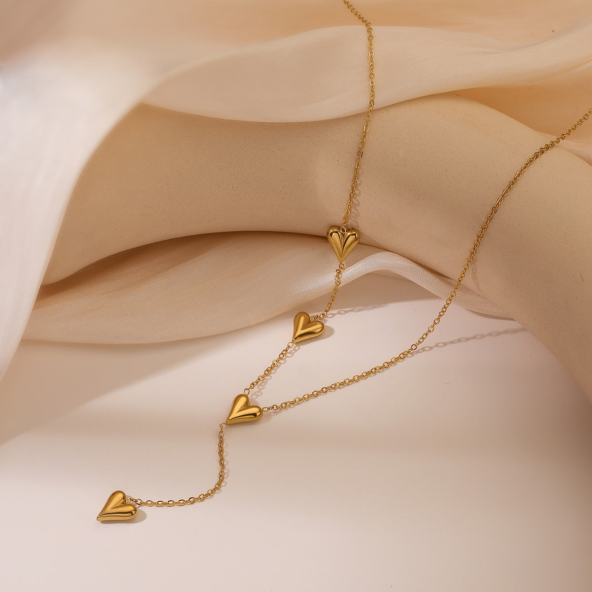 Heartfall Lariat Necklace