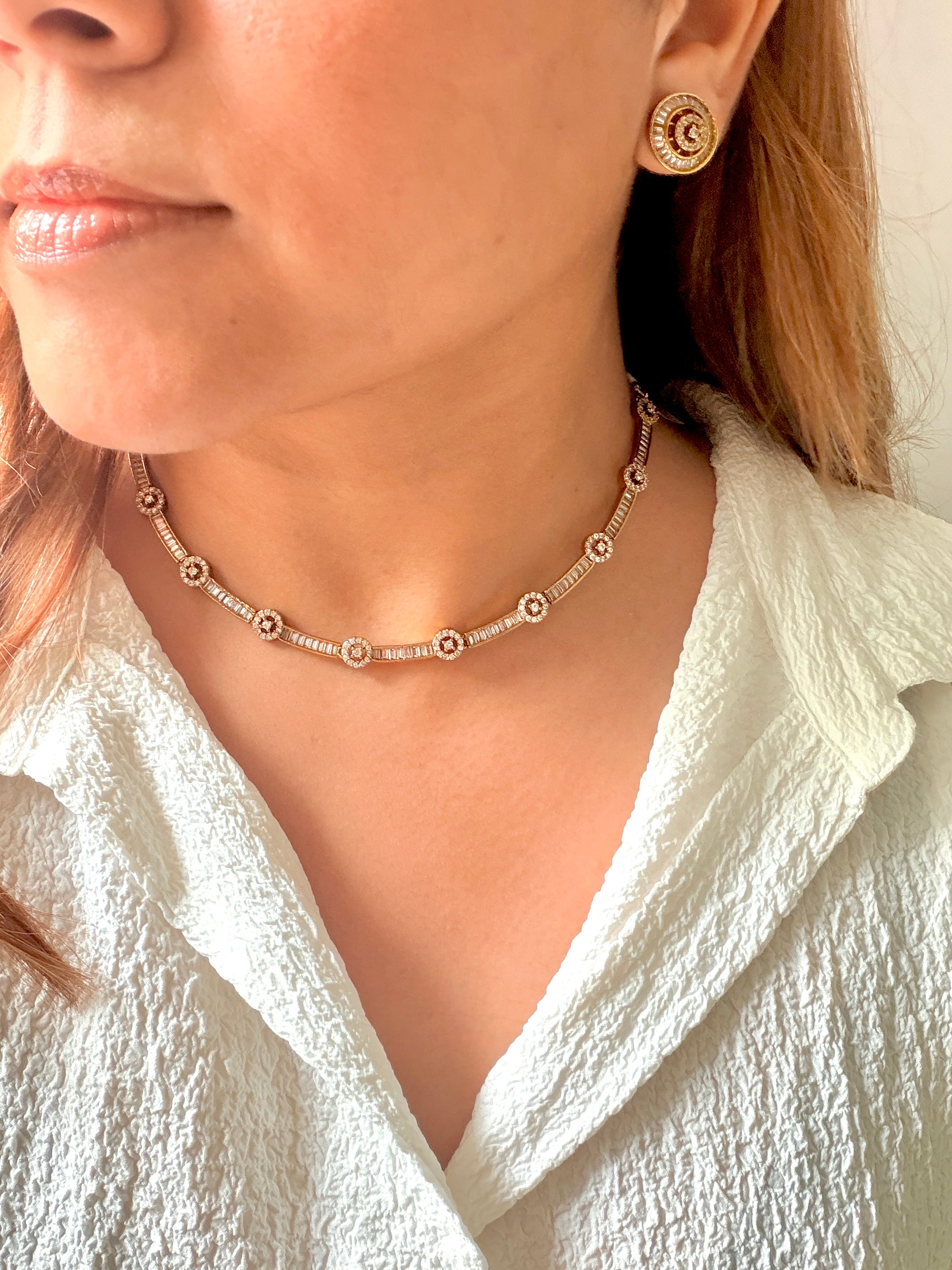 Aurelia Crystal Necklace Set