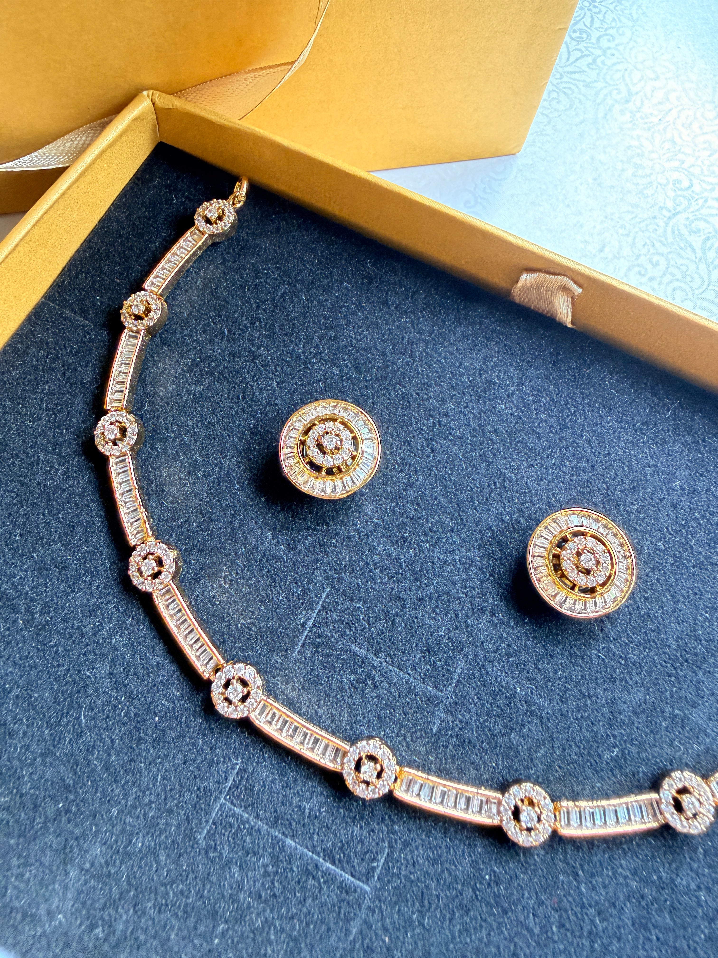 Aurelia Crystal Necklace Set