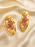 Blush Aura Studs
