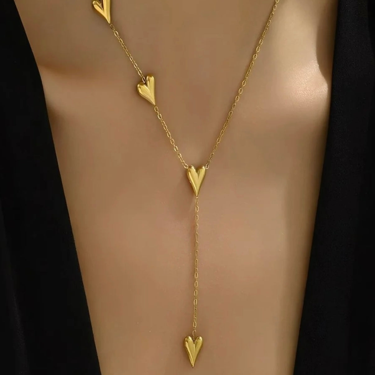 Heartfall Lariat Necklace