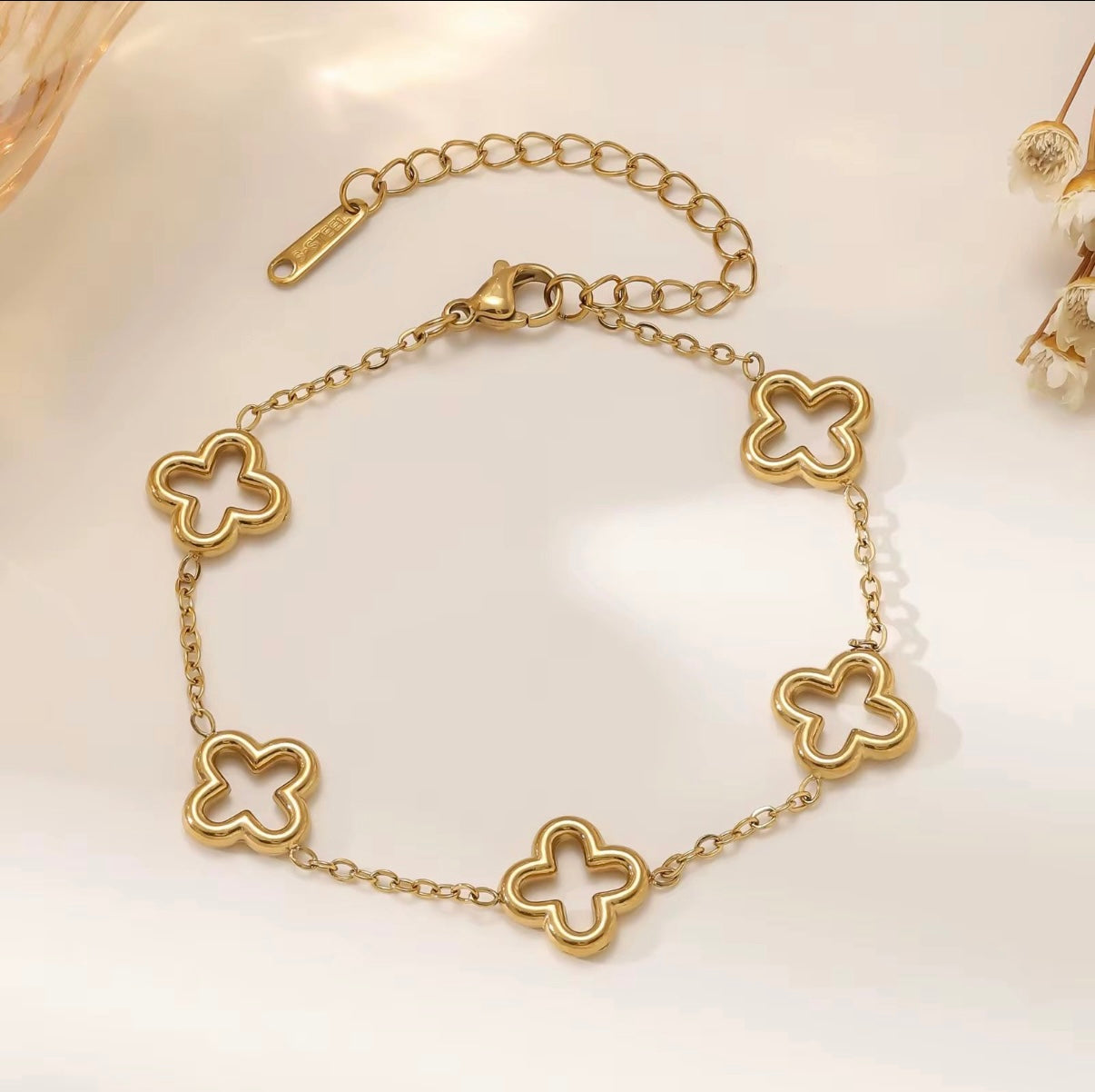 Clover Charm Bracelet