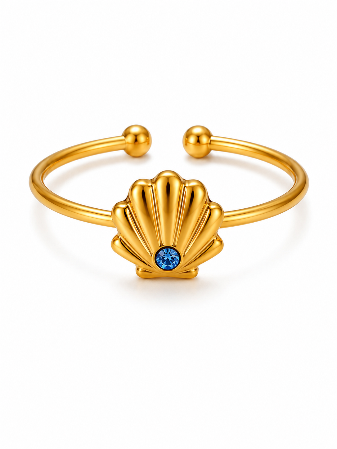 Ocean Shell Cuff Ring