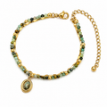 Emerald Meadow Gemstone Bracelet