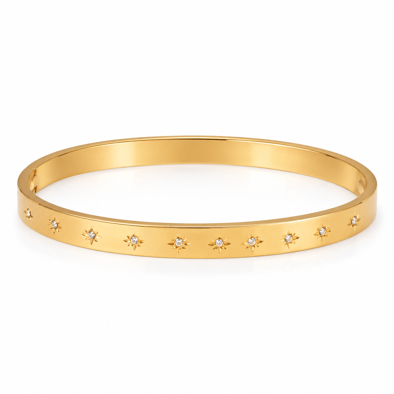 Celestial Star Crystal Bangle