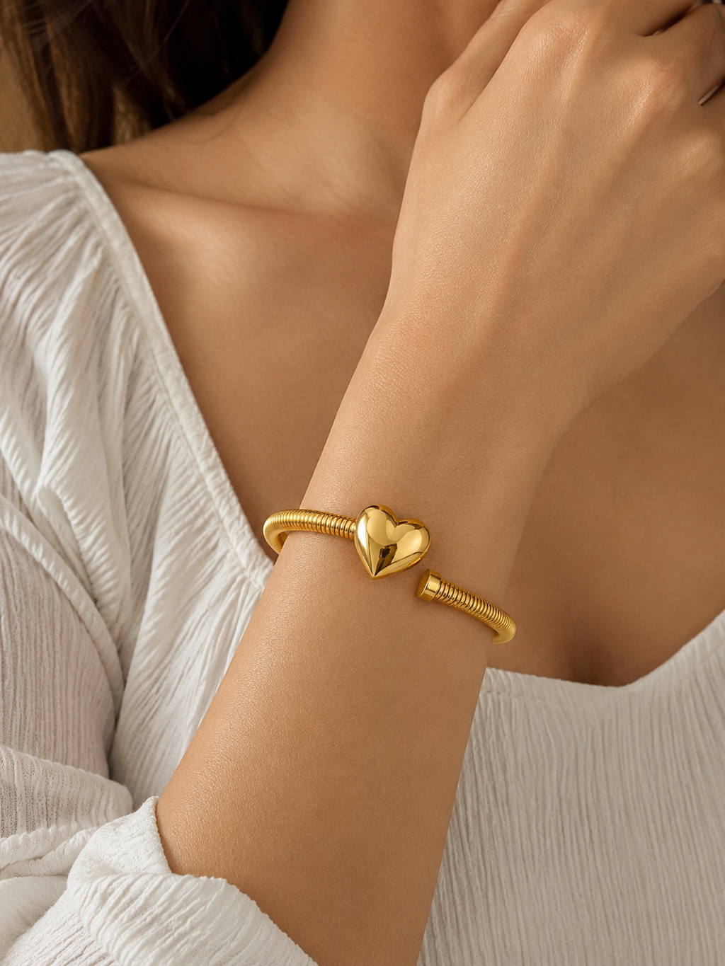 Heartbeat Love Cuff