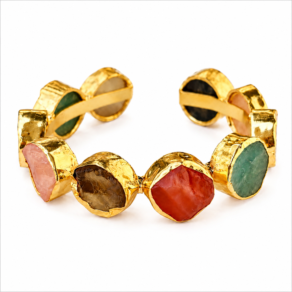 Aurora Gemstone Statement Bracelet