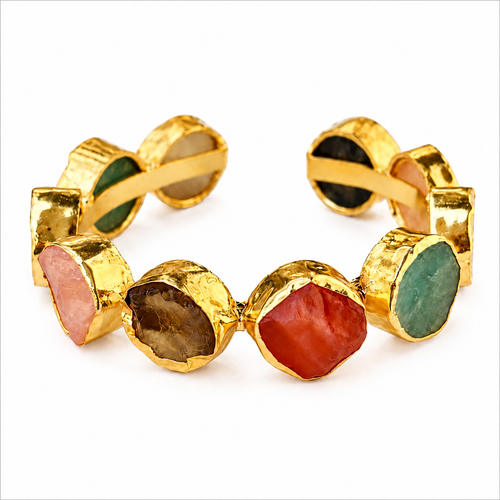 Aurora Gemstone Statement Bracelet