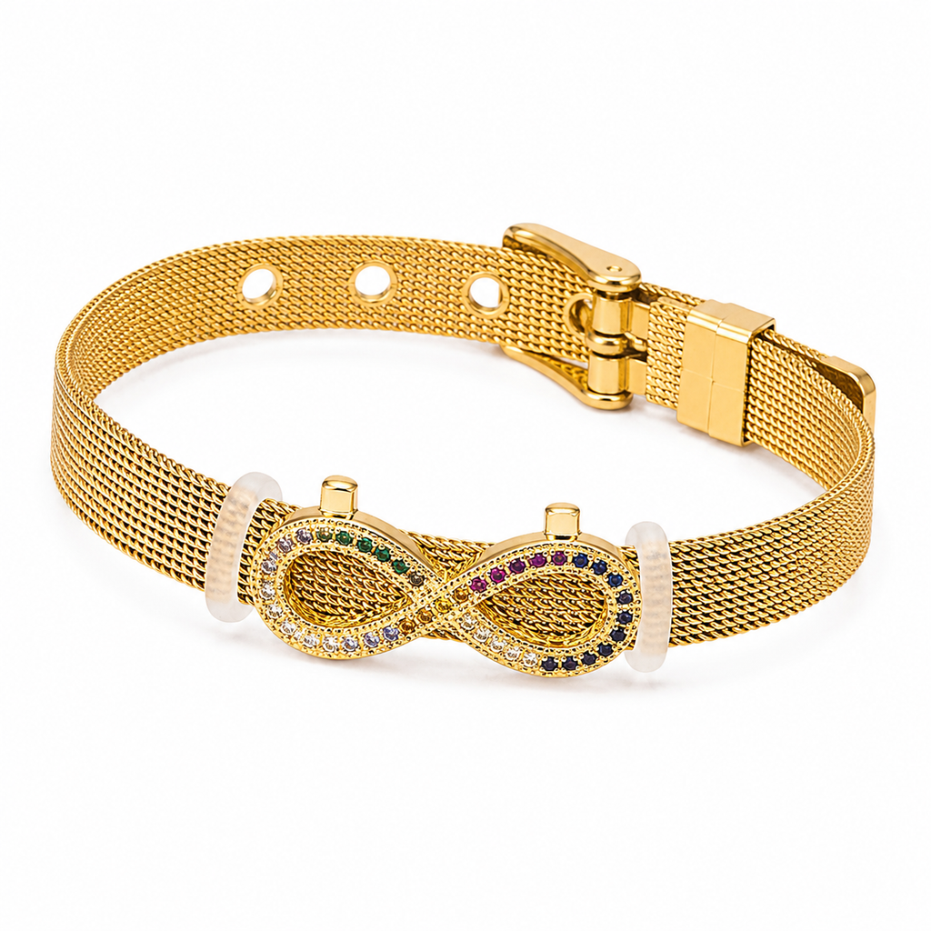 Celestial Infinity Gold Bracelet