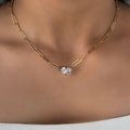 Aurelia Sparkle Link Necklace